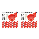 Paquete De 32 Vasos Para Bebederos Automáticos Para Pollo, P