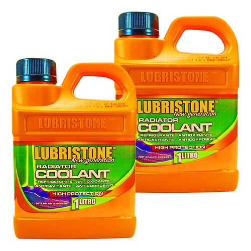 Refrigerante Lubristone Radiator Coolant Verde X Dos Litros