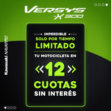 Kawasaki Versys300-tuya En Pesos De Acá A 1 Año Sin Recargo