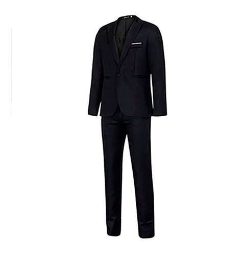 Chamarra De Traje Para Hombre+pantalones De Traje Traje De D