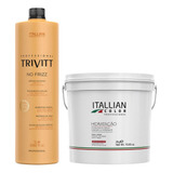 Hidratação Itallian Color 2kg + Progressiva Sem Formol 1 Lt