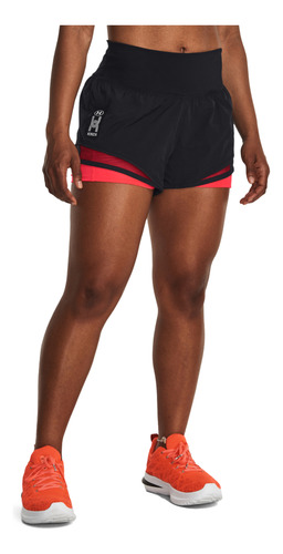 Short Under Armour Run Everywhere Mujer Running Negro