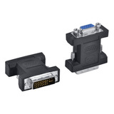 Adaptador Vga Femea P/ Dvi-i Macho Preto