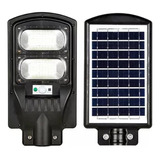 Luminária Solar Led 100w Pública A Prova D'água Com Sensor