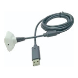 Cable Usb Carga Y Juega Para Controles Xbox 360 De Reemplazo