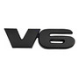 Emblema V6 Para Tacoma Tundra Color Negro  Chevrolet Colorado