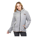 Falcone-chaqueta Chiporro Clasica Mujer 22w-jk1w Gris 