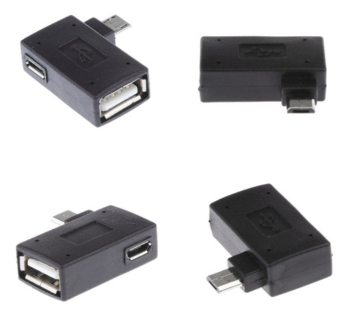 Muyier 4pc Micro Usb 2.0 Otg Host Adaptador W / Usb Para