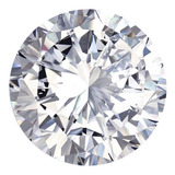 Diamante Moissanita 0.50  , 5 Mm  Color Blanco Vvs  Certific