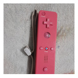 Wii Mote Color Rosado Con Tapa De Pilas Roja,funci