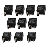 10 Coche Camión Automotriz Dc 12v 20a / 30a Amp Spdt 5 Pin