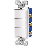 Interruptor Combinado Decorativo Eaton 7729w-sp 15a, Blanco.