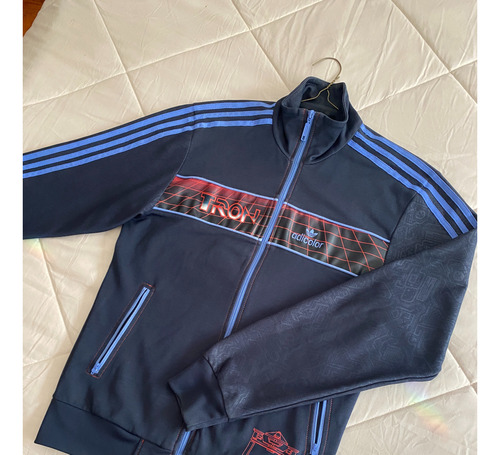 Campera adidas Tron Adicolor Blue Series Disney Colección