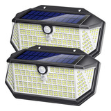 Foco Solar Potente Con Sensor De Movimiento - 266 Leds