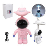 Luminária De Mesa Astronauta Recarregável Usb 34 X 15 Cm