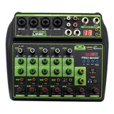 Mesa De Som 8 Canais C Interface Usb Pro Bass Studio Link 8