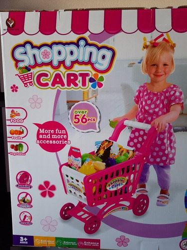 Carrito De Supermercado Para Niña 56 Piezas 