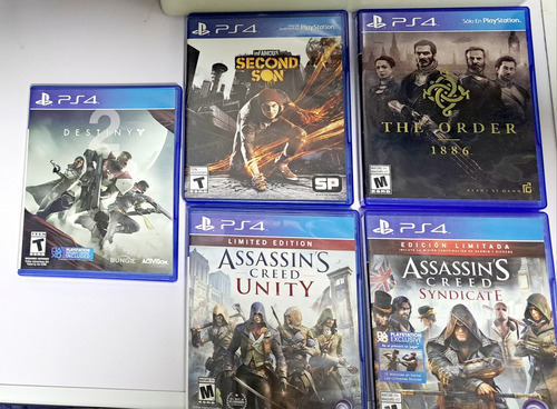 Juegos Físicos Ps4 Usados Impecables $ En Fotos V.urquiza 