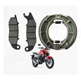 Balatas Freno Delantero/trasero Para Honda Cb160 F Invicta