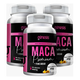 Kit Com 3 Maca Peruana + Feno Grego Premium 270 Cps Original