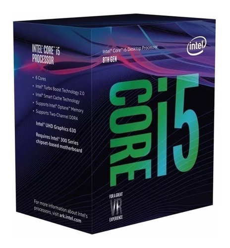 Micro Procesador Intel Core I5 8400 4.0ghz Coffee Lake 1151