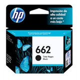 Cartucho Hp 662 Negro Original Cz103al