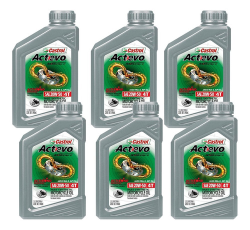 Castrol Actevo 20w50 Semi Sintetico X6u