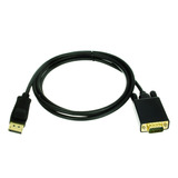 Cabo Displayport Para Vga Macho Com 1,80 Metros