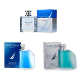 Perfume Nautica Voyage Sport + Clasico + Blue Hombre 100ml