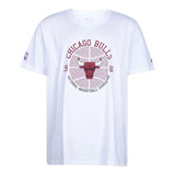 Camiseta New Era Plus Size Nba Chicago Bulls - Branco