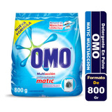 Detergente En Polvo Omo Matic 800 Gr