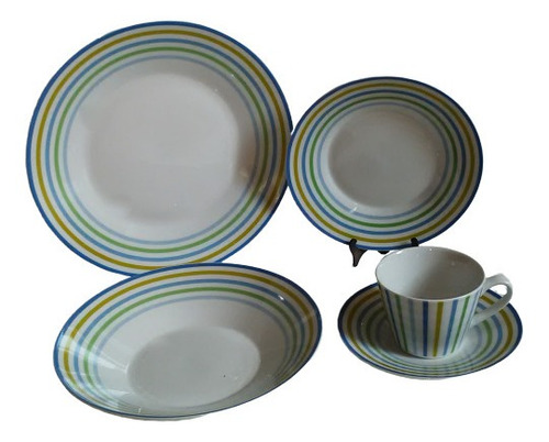 Vajilla De Porcelana Flip 20 Piezas