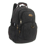 Mochila Lona 100% Resistente Kvn Ja9801 Notebook 35 Litros