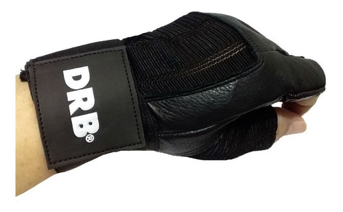 Guantes Fitness Drb® Cuero Con Muñequera - Pesas & Gimasio