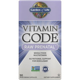 Garden Of Life Vitamin Code Raw Prenatal 90caps Veg Sabor Neutro