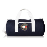 Bolso De Viaje Tommy Hilfiger Tela Reforzada Azul Marino