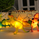 Cadena De Luces Con Forma De Dinosaurio R, Decoración De Car