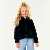 Jaqueta Casaco Infantil Menina Fleece Plush Polo Trick Nick