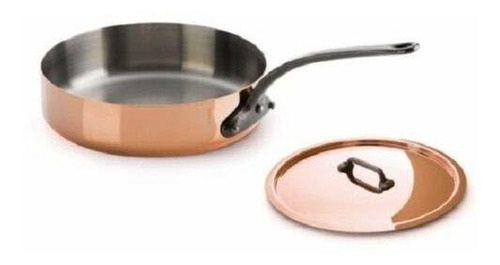 Mauviel M'heritage M'150b Copper Saute Pan With Lid 3.2 Qt 9
