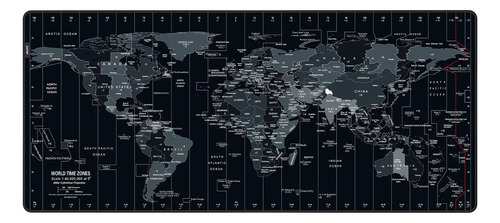 Jialong Alfombrilla De Ratón Grande Para Juegos Con Mapa Del