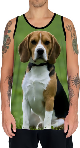 Camiseta Regata Cachorro Raça Beagle Dócil Filhotes Cão Hd 3