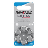 Pilas Para Audífono Rayovac Pr 675 Pack X6