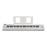 Teclado Yamaha Np12 W Blanco Piaggero 61 Teclas Dist Ofic.