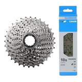 Cassete Shimano Tiagra Hg500 11-34 + Corrente Hg54 10v