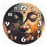 Reloj De Madera Brillante Diseño Buda B36