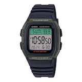 Relogio Casio Masculino W-96h 3avdf Verde Digital