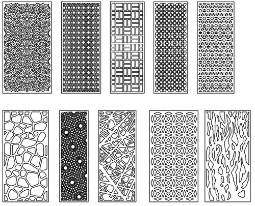 Vectores Celosias Para Maquina Láser, Cnc, Router Etc. Paq#2