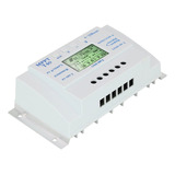 Controlador De Carga Mppt 40a 12/24v - Energia Solar 50v Usb Cor Branco 110v/220v