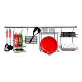 Escurridor Secaplatos Set Organizador Cocina! Con Barral 120