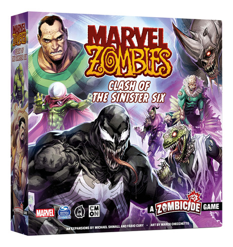 Zombies Clash Of The Sinister Six Expansion - Juego De Mesa.